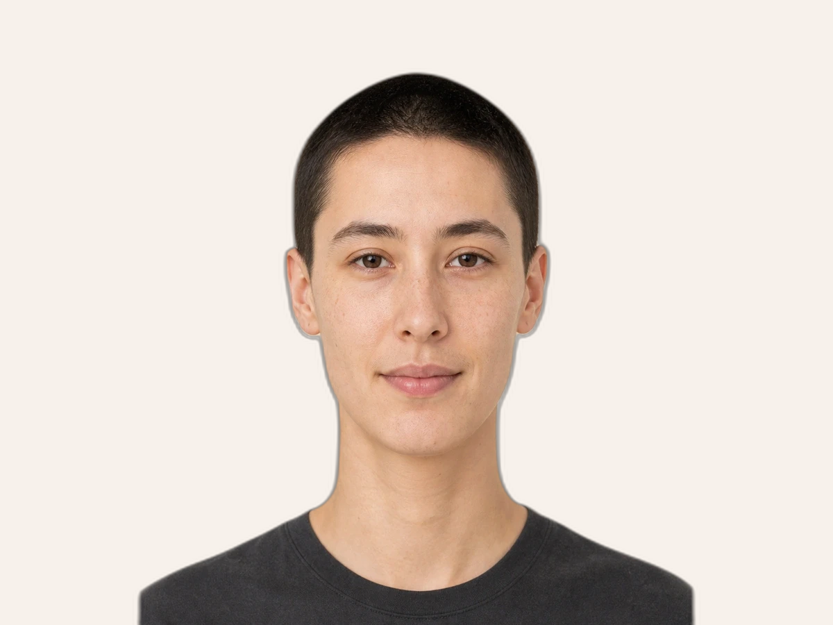 Oblong face unisex reference