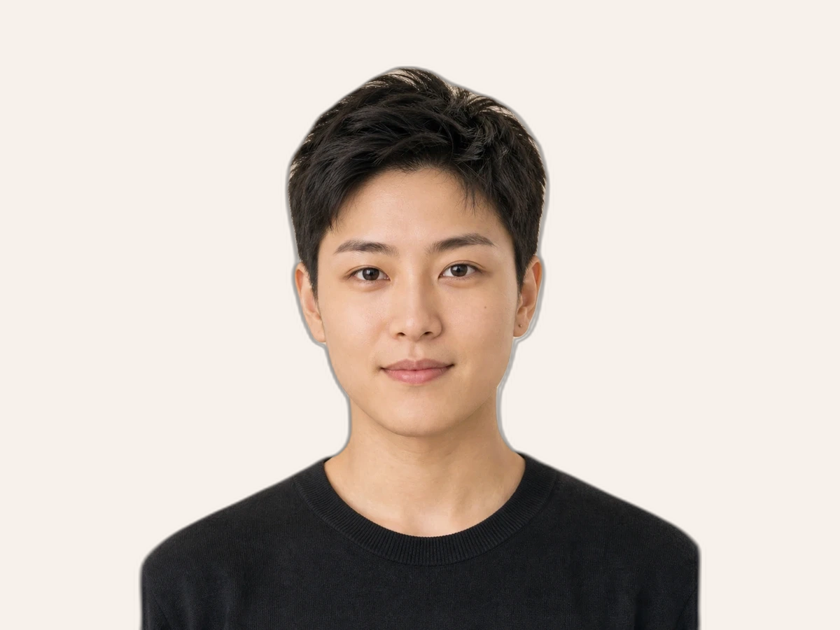 Square face unisex reference