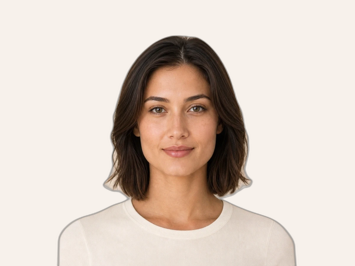 Square face women reference