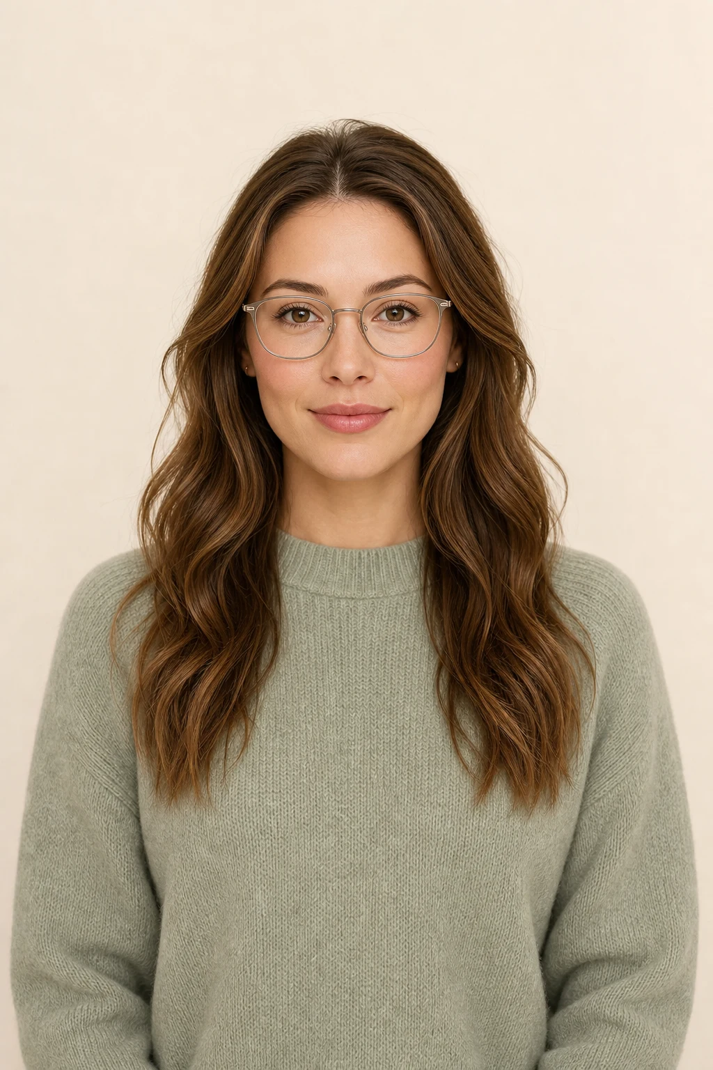 Women glasses preview for a heart face shape using light, softly rounded frames