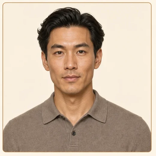 Cheekbone-visible Heart Face Shape: Cheekbones can be visible, but they do not become the single strongest width signal.