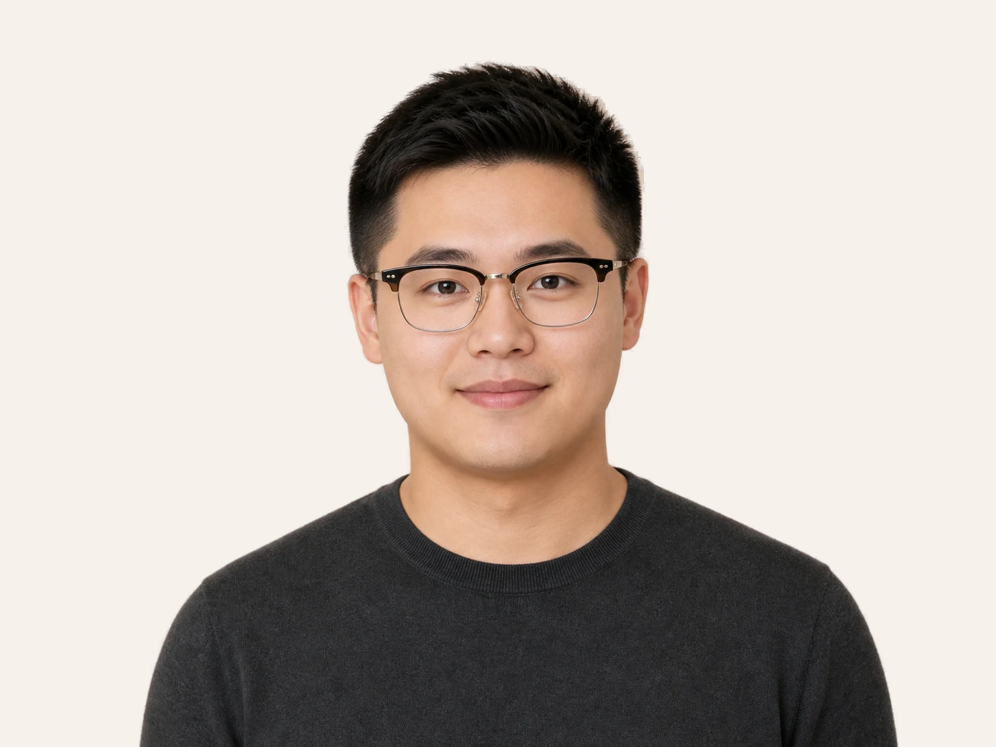 Browline glasses for round face