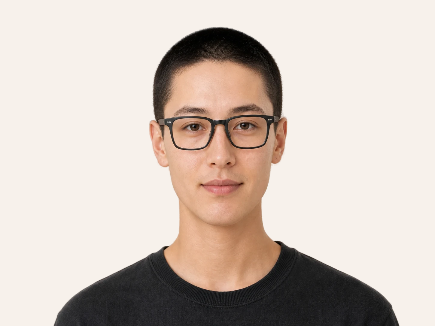 Deep Square glasses for oblong face unisex