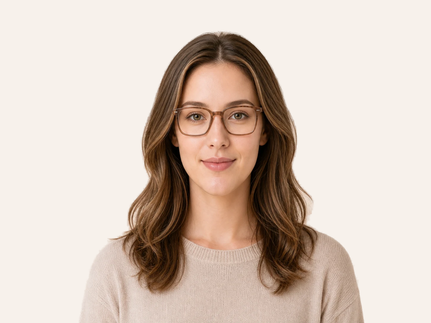Deep Square glasses for oblong face women