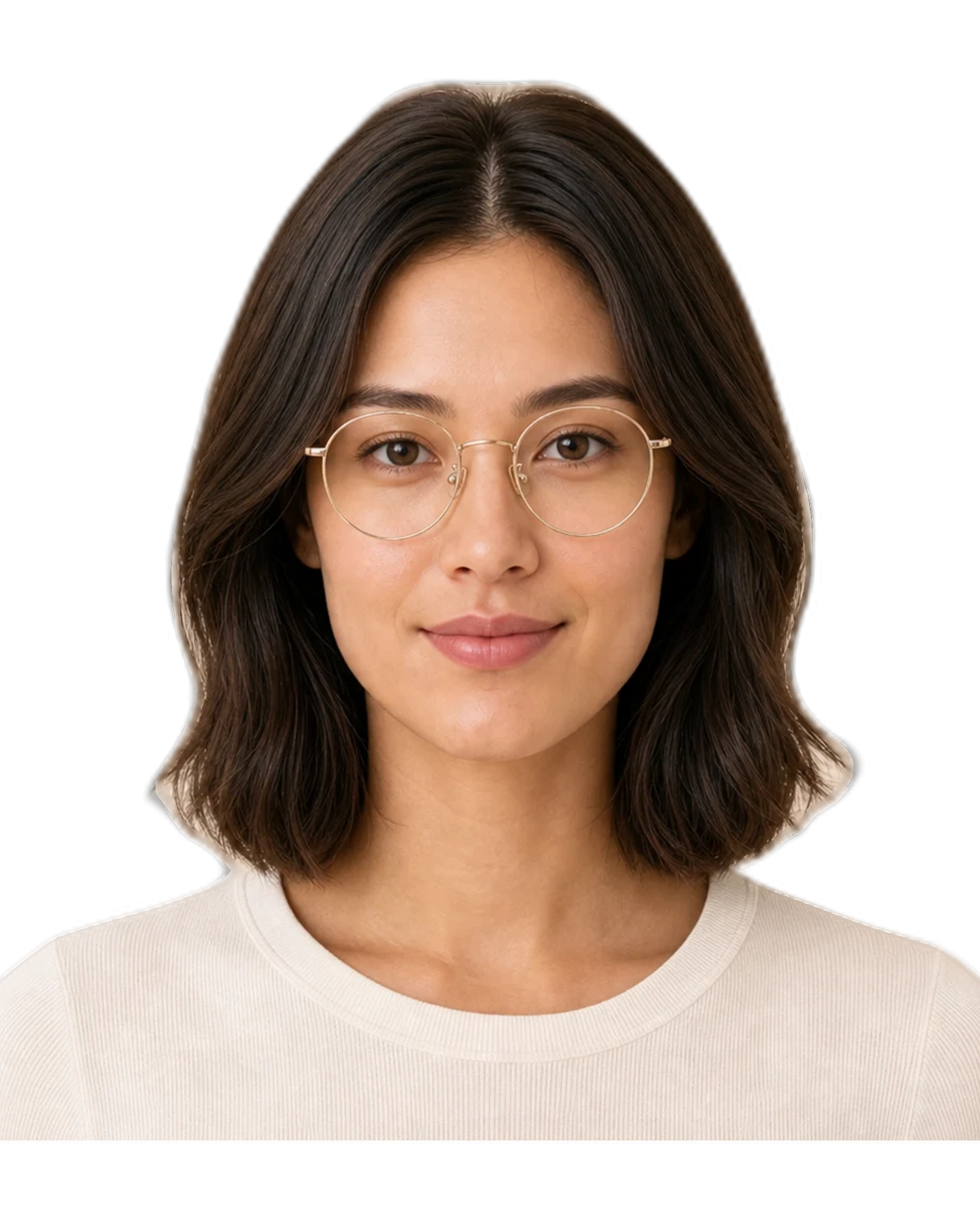 square face Women glasses hero portrait