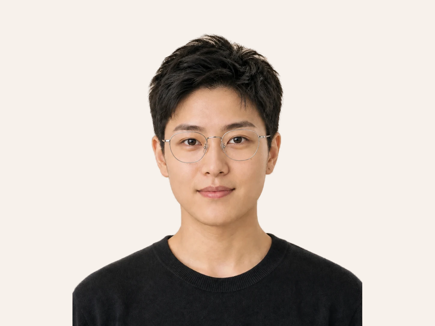Oval Metal glasses for square face