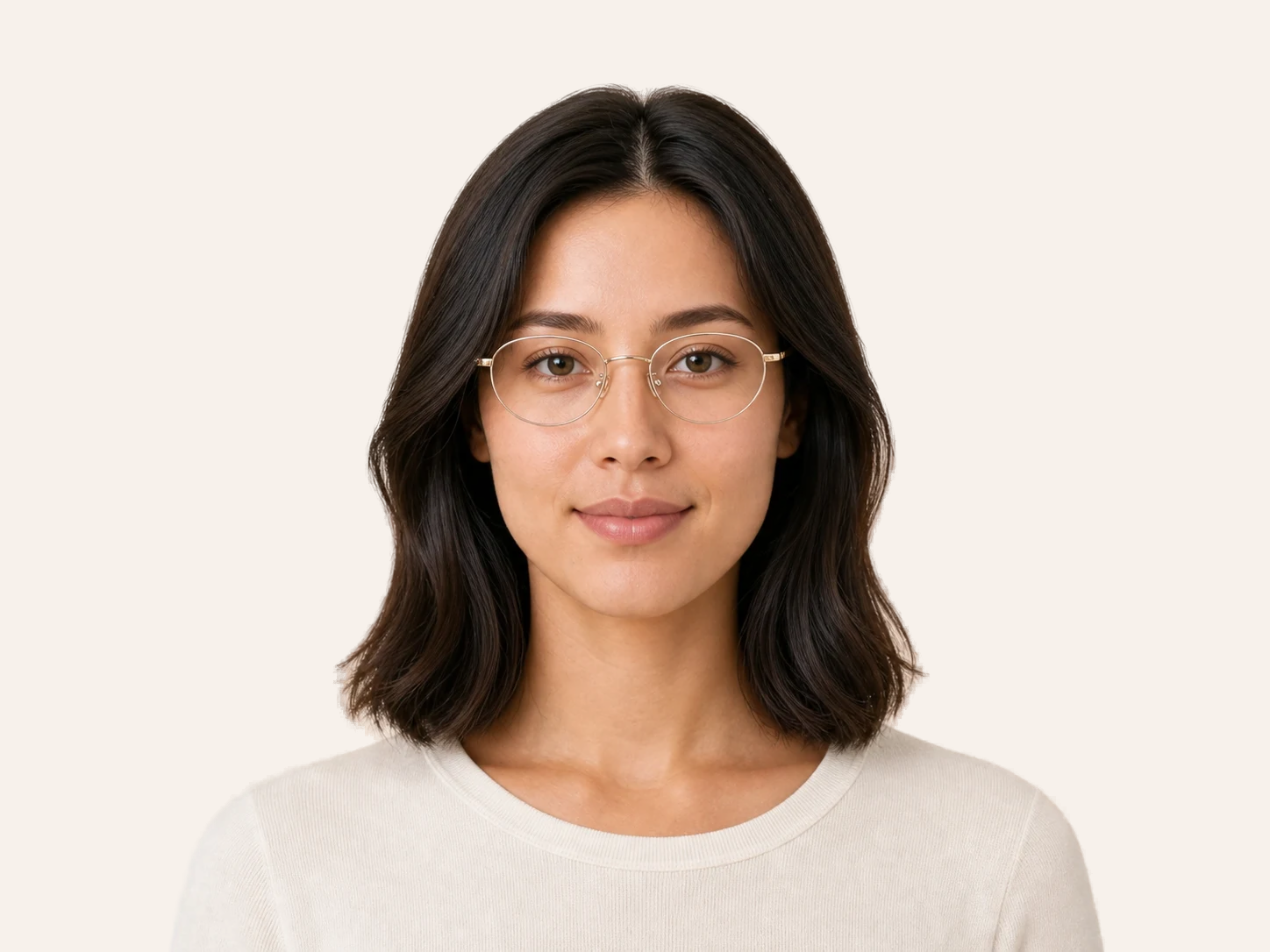 Oval Metal glasses for square face