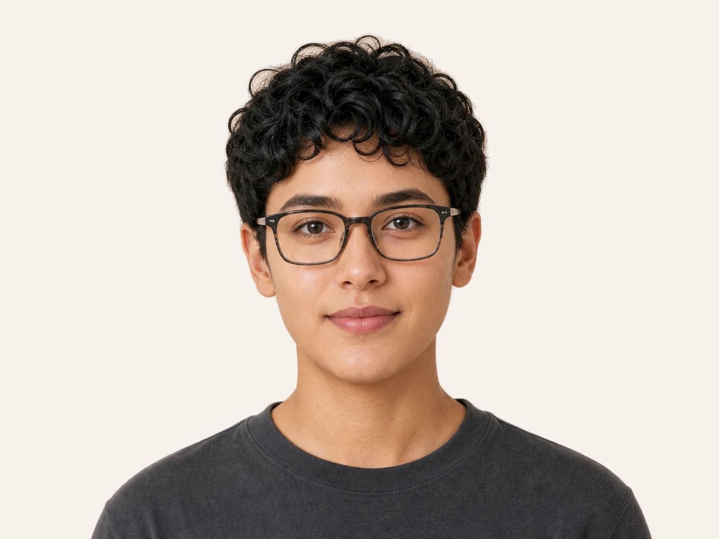 Soft Rectangle glasses for oval face unisex