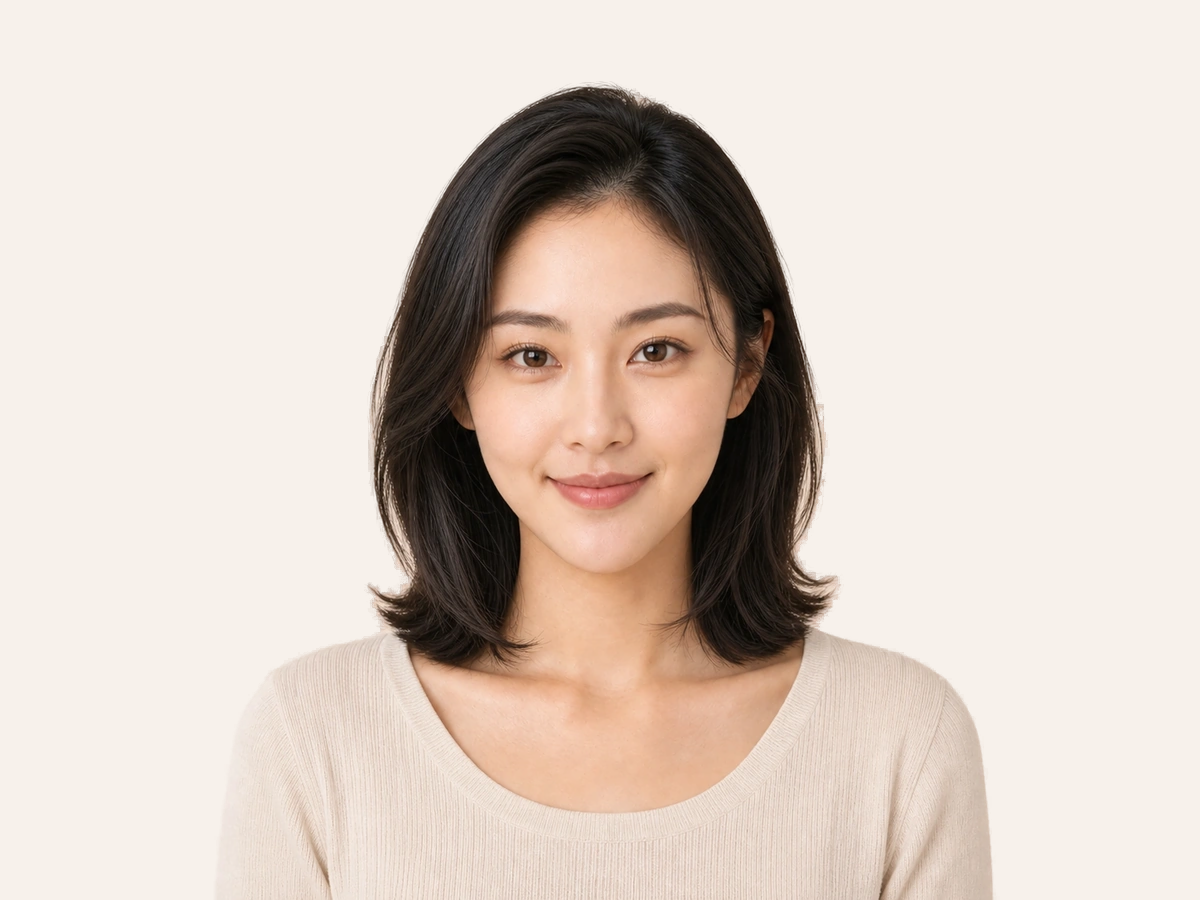 Collarbone Lob hairstyle for heart face