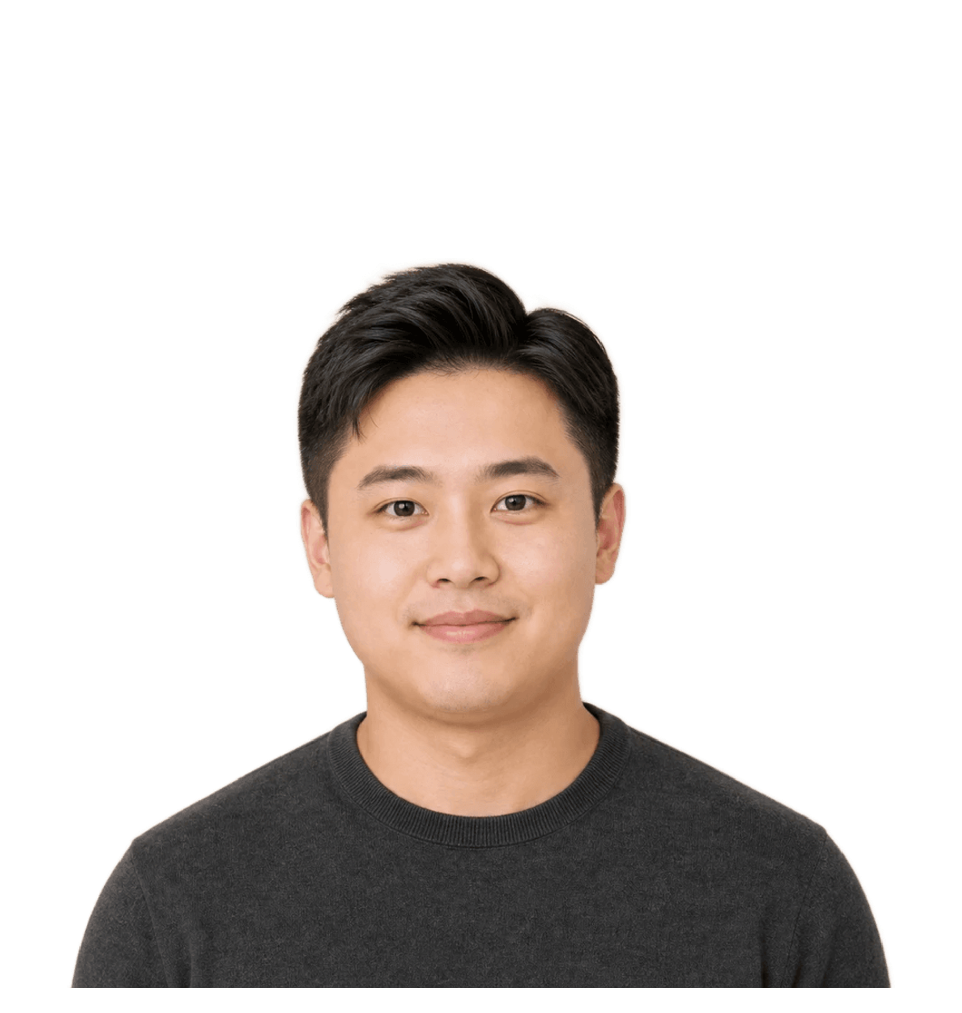 round face Men hairstyle hero portrait