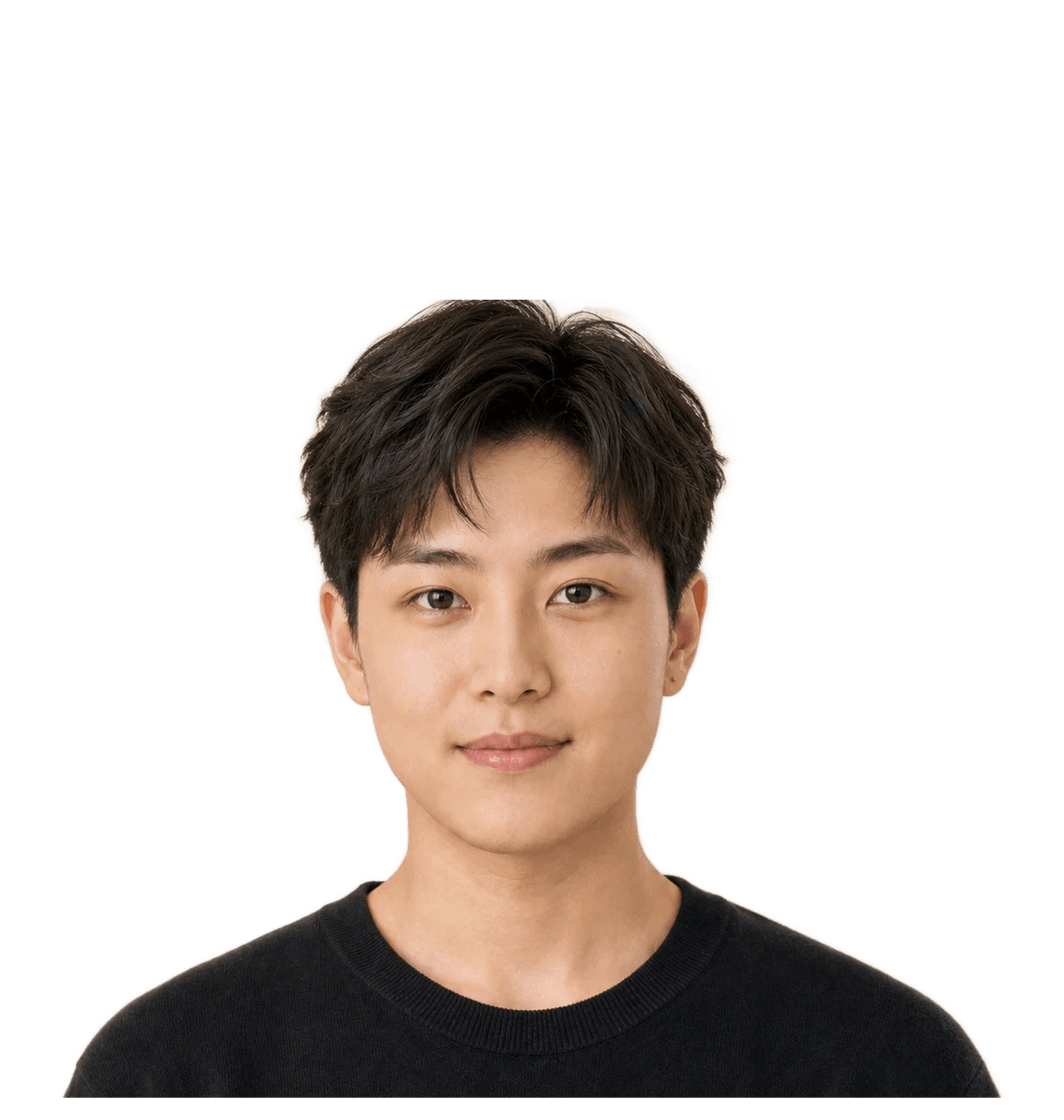 square face Unisex hairstyle hero portrait