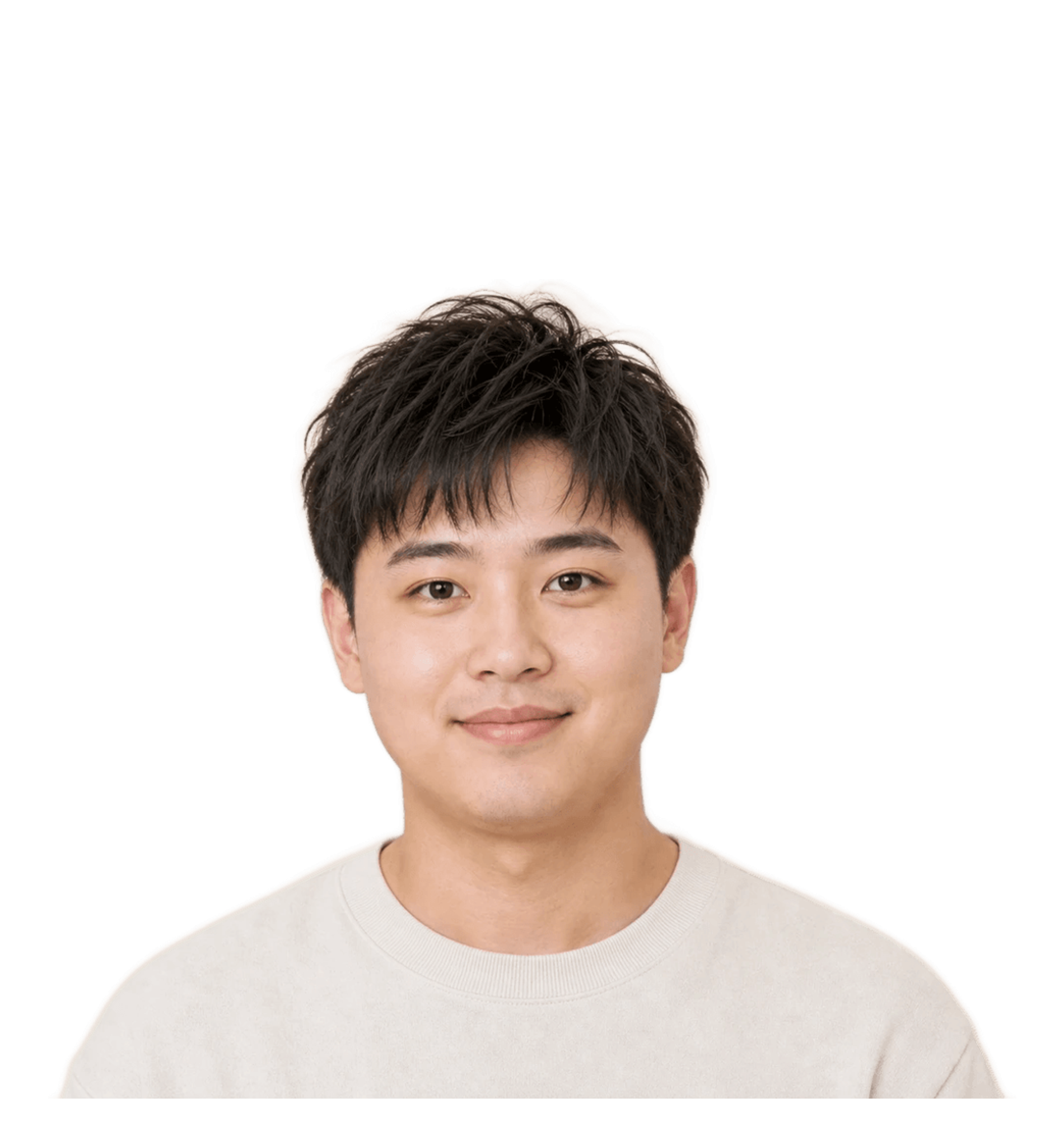 round face Unisex hairstyle hero portrait