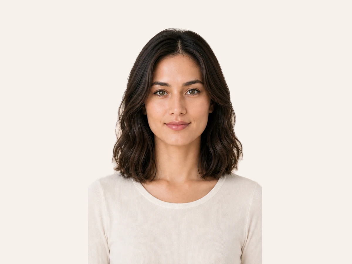 Shoulder-Length Waves hairstyle for square face